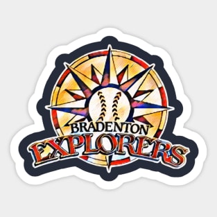 Bradenton Explorers Baseball Sticker